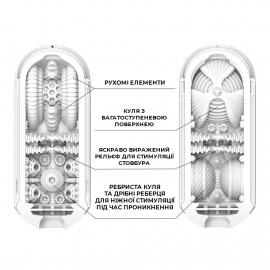 Мастурбатор Tenga Flip Zero GRAVITY White - 5