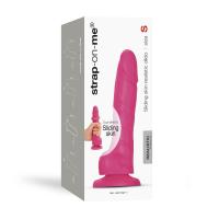 Реалістичний фалоімітатор Strap-On-Me Sliding Skin Realistic Dildo Fuchsia - Size S