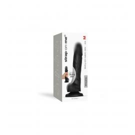 Реалістичний фалоімітатор Strap-On-Me Sliding Skin Realistic Dildo Black - Size М - 8