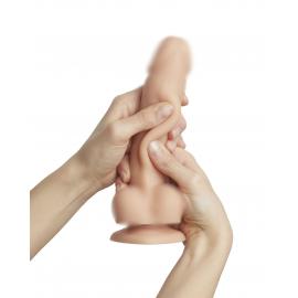 Реалістичний фалоімітатор Strap-On-Me Sliding Skin Realistic Dildo Vanille - Size XXL - 2