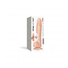 Реалістичний фалоімітатор Strap-On-Me Sliding Skin Realistic Dildo Vanille - Size XXL - 4