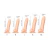 Реалистичный фаллоимитатор Strap-On-Me Sliding Skin Realistic Dildo Vanille - Size XXL