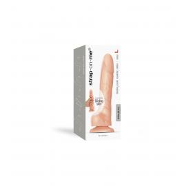 Реалістичний фалоімітатор Strap-On-Me Sliding Skin Realistic Dildo Vanille - Size L - 4