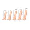 Реалистичный фаллоимитатор Strap-On-Me Sliding Skin Realistic Dildo Vanille - Size L