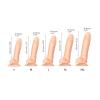 Реалистичный фаллоимитатор Strap-On-Me Sliding Skin Realistic Dildo Vanille - Size XL