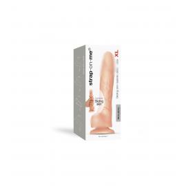 Реалістичний фалоімітатор Strap-On-Me Sliding Skin Realistic Dildo Vanille - Size XL - 6