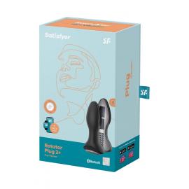 Анальна смарт вібропробка із перловим масажем Satisfyer Rotator Plug 2+ Black - 9