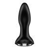 Анальная смарт вибропробка с жемчужным массажем Satisfyer Rotator Plug 2+ Black