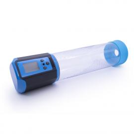 Автоматична вакуумна помпа Men Powerup Passion Pump Blue, LED-табло, що перезаряджається, 8 режимів - 2
