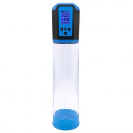 Автоматична вакуумна помпа Men Powerup Passion Pump Blue, LED-табло, що перезаряджається, 8 режимів - 1