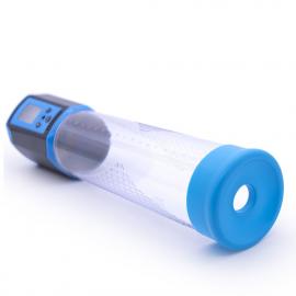 Автоматична вакуумна помпа Men Powerup Passion Pump Blue, LED-табло, що перезаряджається, 8 режимів - 3