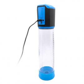 Автоматична вакуумна помпа Men Powerup Passion Enlargement system Blue - 2