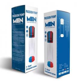 Автоматична вакуумна помпа Men Powerup Passion Enlargement system Blue - 4