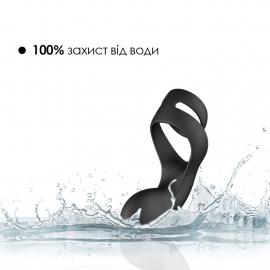 Двойное эрекционное кольцо Svakom Benedict Black - 2