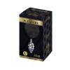 Металевий анальна пробка Кролячий хвостик Alive Fluffy Twist Plug L Black, діаметр 3,8 см