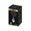 Металева анальна пробка Кролячий хвостик Alive Fluffy Plug S Black