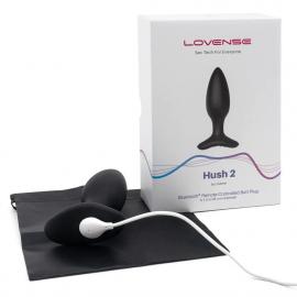 Анальна смарт вібропробка Lovense Hush 2, розмір S - 3