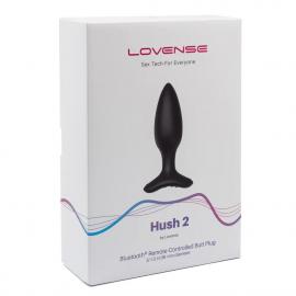 Анальна смарт вібропробка Lovense Hush 2, розмір S - 4