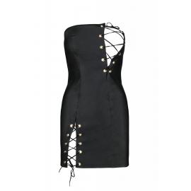 Мини-платье из экокожи CELINE CHEMISE black 6XL/7XL — Passion - 2