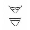 Трусики-стринги из стреп Passion Exclusive KELIS THONG XXL/XXXL, black