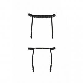 Пояс-стрепи для панчох Passion Exclusive SHELLY GARTER BELT XXL/XXXL, black - 6