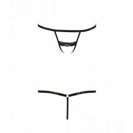Трусики-стрепи Passion Exclusive SHELLY THONG XXL/XXXL, black - 5
