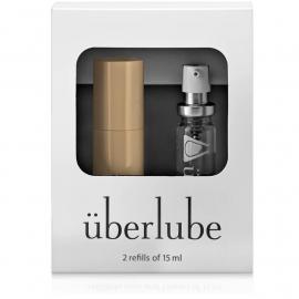 Преміум лубрикант 3-в-1 на силіконовій основі Uberlube Good-to-Go Gold (15 мл) - 1