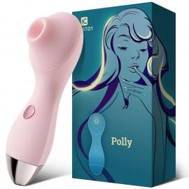 Вакуумний стимулятор KisToy Polly Pink - 1
