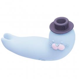 Вакуумный вибратор CuteVibe Franky Blue - 3
