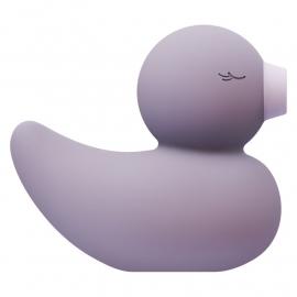 Вакуумный вибратор-уточка CuteVibe Ducky Grey - 4