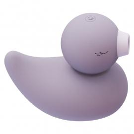 Вакуумный вибратор-уточка CuteVibe Ducky Grey - 2
