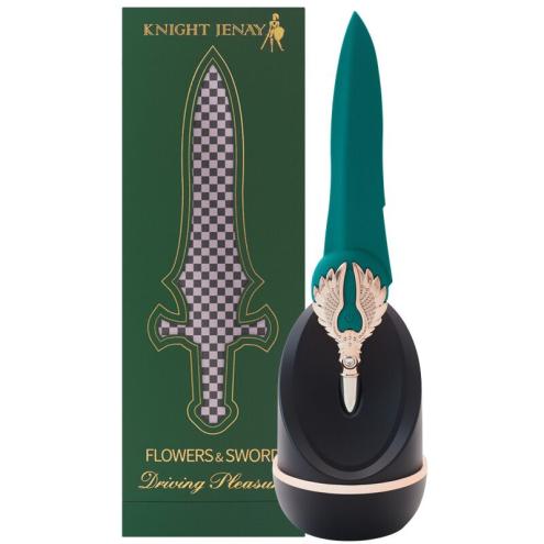 Изысканный вибратор Knight Jenay FLOWERS & SWORD