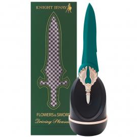 Изысканный вибратор Knight Jenay FLOWERS & SWORD - 1