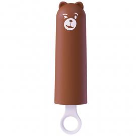 Вібратор CuteVibe Teddy Brown (Black Dildo) - 1