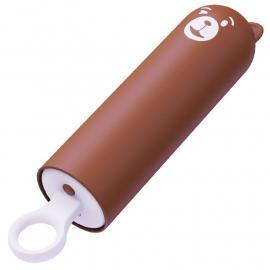 Вібратор CuteVibe Teddy Brown (Black Dildo) - 4