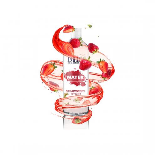 Смазка на водной основе BTB FLAVORED STRAWBERRY с ароматом клубники (250 мл)