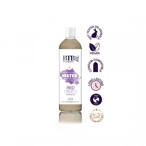 Смазка на водной основе BTB FLAVORED RED FRUITS с ароматом красных фруктов (250 мл)