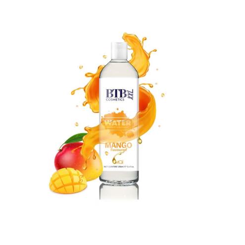 Мастило на водній основі BTB FLAVORED MANGO з ароматом манго (250 мл)