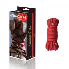 Мотузка для BDSM BTB Bondage Rope Red - 1