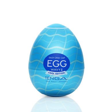 Мастурбатор-яйцо Tenga Egg Wavy II Cool