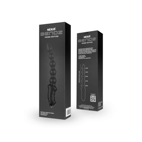 Анальный вибратор-бусы Nexus - BENDZ Bendable Vibrator Probe Edition