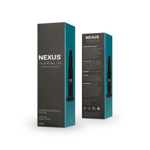 Розслаблюючий анальний лубрикант на водній основі Nexus RELAX - Anal Relaxing Gel, 50ml