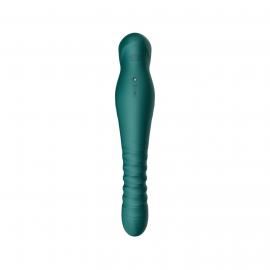 Смартвібратор-пульсатор Zalo - King Turquoise Green - 3