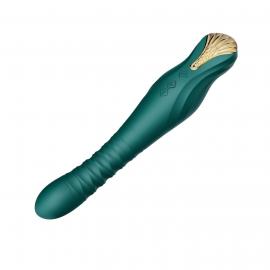 Смартвібратор-пульсатор Zalo - King Turquoise Green - 7