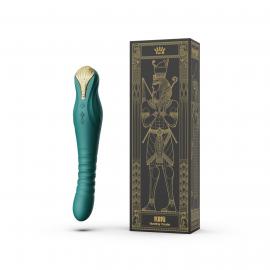 Смартвібратор-пульсатор Zalo - King Turquoise Green - 2
