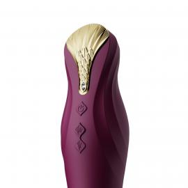 Смартвібратор-пульсатор Zalo - King Velvet Purple - 4