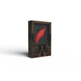 Вібратор 2в1 з язичком Zalo - Hero Wine Red - 6
