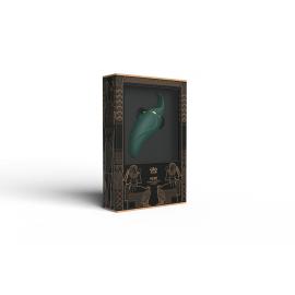 Вібратор 2в1 з язичком Zalo - Hero Jewel Green - 3