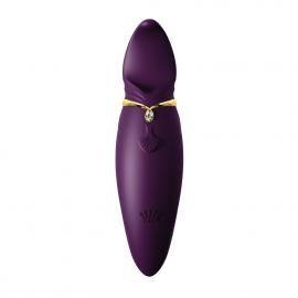 Вібратор 2в1 з язичком Zalo - Hero Twilight Purple - 3