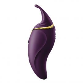 Вібратор 2в1 з язичком Zalo - Hero Twilight Purple - 4